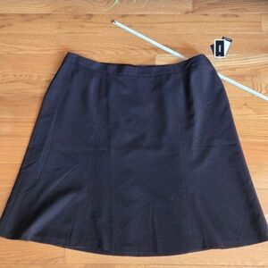 NWT Nine West Classic Black A-Line Skirt Size 22